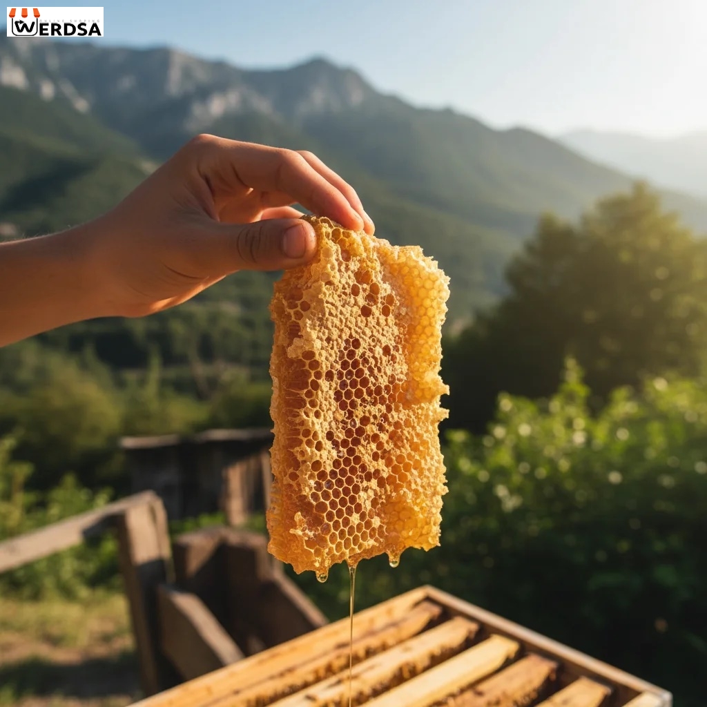 عسل آویشن 2 کیلویی موم دار